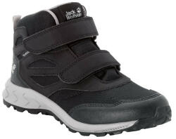 Jack Wolfskin Woodland Texapore Mid Vc K gyerek cipő Cipőméret (EU): 29 / fekete/szürke