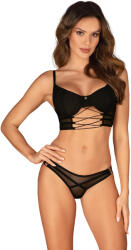 Obsessive Roxelia 2-pcs Set Black XS/S