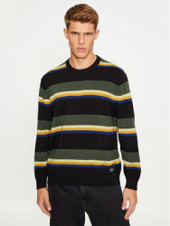 Vans Bluză Tacuba Stripe Crew Sweater VN000F50CM31 Negru Regular Fit