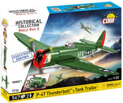 COBI - 5736 II WW P-47 Thunderbolt & tank, 1: 32, 567 LE, 2 f EXECUTIVE EDITION