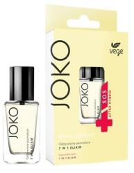 Joko Tratament de Unghii - Joko 100% Vege SOS After Hybrid Nails Therapy, varianta 06 7&1 Elixir, 11 ml