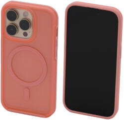 FixPremium - Tok Clear a MagSafe-el - iPhone 14 Pro, peach pink