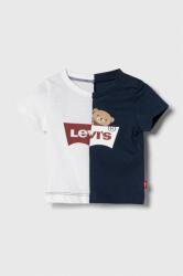 Levi's újszülött póló mintás - kék 62