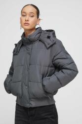 Hollister Co Hollister Co. rövid kabát női, szürke, téli - szürke XL - answear - 28 990 Ft