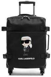 Karl Lagerfeld Valiză de cabină KARL LAGERFELD 235W3255 A999 Black Valiza