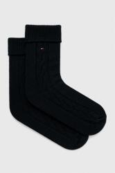 Tommy Hilfiger zokni gyapjúkeverékből sötétkék - sötétkék 39/42