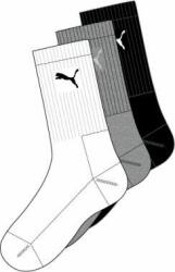 PUMA Sport zokni - 3pár/csomag - fehér-szürke-fekete (PUM-88035510-35/38)