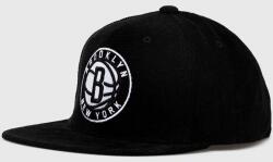 Mitchell&Ness pamut baseball sapka BROOKLYN NETS fekete, nyomott mintás - fekete Univerzális méret