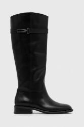 Vagabond Shoemakers bőr csizma SHEILA fekete, női, lapos talpú, 5635.101. 20 - fekete Női 39