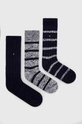 Tommy Hilfiger zokni 3 db sötétkék, férfi - sötétkék 39/42 - answear - 11 990 Ft