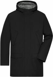 James & Nicholson Elegáns férfi téli parka kabát JN1176 - Fekete | XL (1-JN1176-1808855)