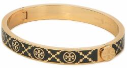 Tory Burch Karkötő Tory Burch T Monogram Hinge Bracelet 150568 Tory Gold / Black 720 M