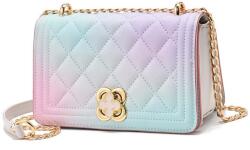 Dollcini Steppelt Női Futártáska - Elegáns, Aranyláncos Válltáska - Színátmenetes (428201)