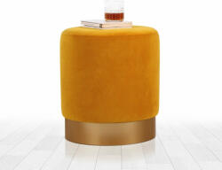 ASIR Taburet tapițat Memfis - Mustard Portocaliu (209FLF1268)