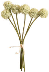  6 szálas dekor növény köteg, 27cm magas - Ekrü (AF086-01)
