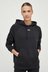 Under Armour felső fekete, női, sima, kapucnis - fekete XS - answear - 16 990 Ft