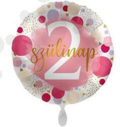  Szám, Számos lufi 17" 43cm - 2-es lufi, mpr-71021 (LUFI202021)