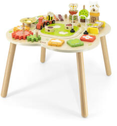 Viga Toys Masuta cu activitati, ferma, viga (44657) - bekid