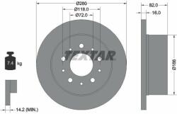 TEXTAR Disc frana TEXTAR PRO 92116103 (92116103)