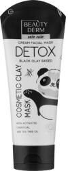 Beauty Derm Mască cosmetică pe bază de argilă neagră pentru față - Beauty Derm Detox Cream Facial Mask 75 ml Masca de fata