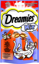 Dreamies Mix macskacsemege - csirke és kacsa 60g - 60 g