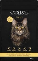 CAT’S LOVE Száraz macskaeledel - "Adult" Szárnyas - 2 kg