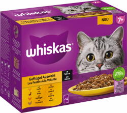 Whiskas Szárnyas válogatás szószban 7+ nedves macskatáp - Multipack 12x85g - 1.020 g