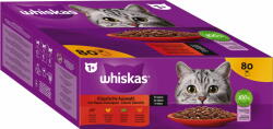 Whiskas Klasszikus válogatás szószban 1+ nedves macskatáp - Megapack 80x85g - 6.800 g