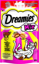 Dreamies Mix macskacsemege - sajt és marha 60g - 60 g