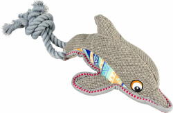 Duvoplus Canvas delfin kötéllel - Szürke 46x14x11 cm - 1 db