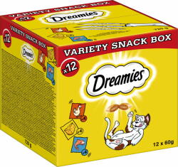 Dreamies Mixbox macskasnacks (csirke, sajt, lazac) 12x60 g - 720 g