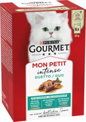 Gourmet Mon Petit Duetti Mix hal és hús 6x50g - 300 g