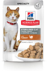 Hill's Hill s SP Feline Young Adult Sterilised Turkey 85 g (plic)