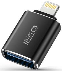 Tech-Protect ULTRABOOST адаптер Lightning към USB OTG черен