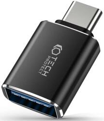 Tech-Protect ultraboost адаптер type-c към usb otg черен (9490713932858)