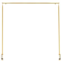 Esschert Design Asztalra szerelhető állítható dekorációs állvány, 117-211 cm, arany (PY160)