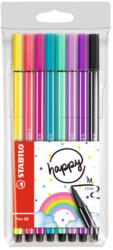 STABILO Pen 68 Living Colors Happy tűfilc készlet 1 mm 8 db (68/03-8-15)