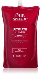Wella Ultimate Repair Shampoo hajerősítő sampon a sérült hajra náhradní náplň 1000 ml