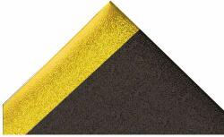 Notrax Sof-Tred fáradásgátló ipari szőnyeg, fekete/sárga, 60 x 1000 cm