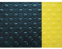 Notrax Sof-Tred fáradásgátló ipari szőnyeg buborékos felülettel, fekete/sárga, 60 x 100 cm