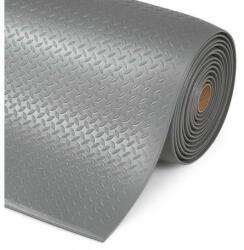 Notrax Sof-Tred gyémánt bevonatú fáradásgátló ipari szőnyeg, szürke, 122 x 600 cm