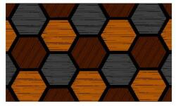 Notrax Déco Design Imperial Honeycomb beltéri tisztítószőnyeg, barna, 150 x 90 cm
