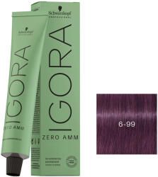 Schwarzkopf Igora Zero Amm ammóniamentes krémhajfesték 60 ml - 6-99