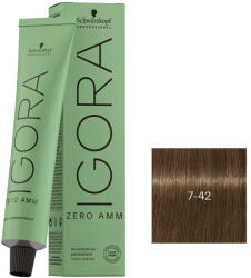 Schwarzkopf Igora Zero Amm ammóniamentes krémhajfesték 60 ml - 7-42