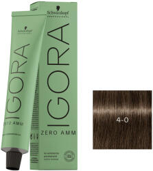 Schwarzkopf Igora Zero Amm ammóniamentes krémhajfesték 60 ml - 4-0