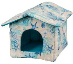 Animal Garden Home Fido Culcus Casuta Burete Marimea 2(45x40x40 cm) Albastru - shop4pet - 147,00 RON