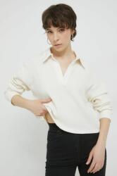 Abercrombie & Fitch pulóver bézs, női - bézs XL
