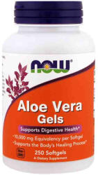 NOW Aloe Vera Gels 10.000 mg, Now Foods, 250 softgels