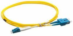 LinkEasy LCU-SCU-SM-3M-D Duplex patch kábel 2 x SC/UPC + 2 x LC/UPC csatlakozóval, duplex core 9/125 LSZH, 3 m (LCU-SCU-SM-3M-D) - hik-online