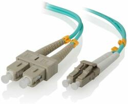 LinkEasy LCU-SCU-OM3-5M-D Duplex patch kábel 2 x SC/UPC + 2 x LC/UPC csatlakozóval, duplex core 50/125 OM3 LSZH, 5 m (LCU-SCU-OM3-5M-D) - hik-online